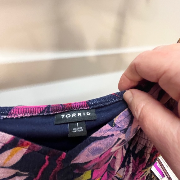 Torrid Multicolor Floral Dress - Picture 9 of 9